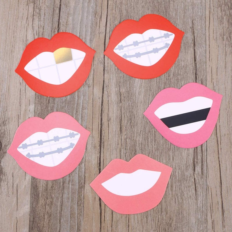 LUOEM Dentist Doctor Photo Booth Props Nurse Selfie Props Photobooth Kits Dress Up Decoration Party Funny Accessories 16pcs - Image 3